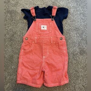 Carters 18 month American Hunk shortalls Red White Blue 4th of July Baby Boy 18m